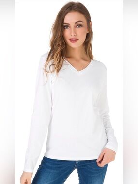Women's Slim Fit Soft Basic Long Sleeve T Shirt